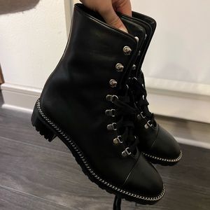 NWT Stuart Weitzman Kolbie Booties in Black Leather